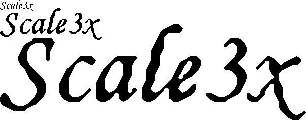 Example of Scale3xSFX run two times Scale3xSFX example